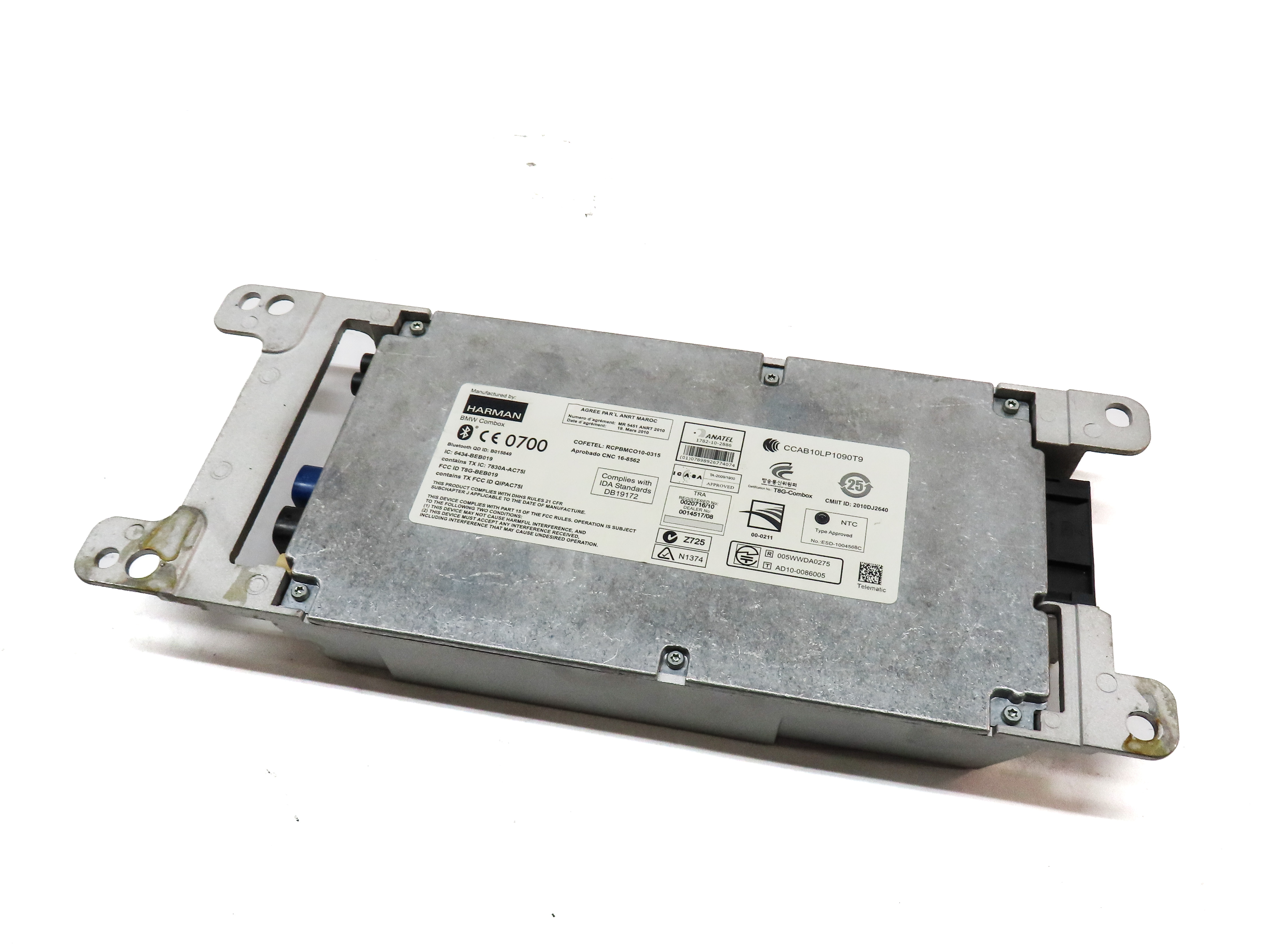 10-14 BMW 335i X5 X6 (E70 E71 E90) BLUETOOTH TELEMATICS COMBOX CONTROL MODULE — exact item pictured